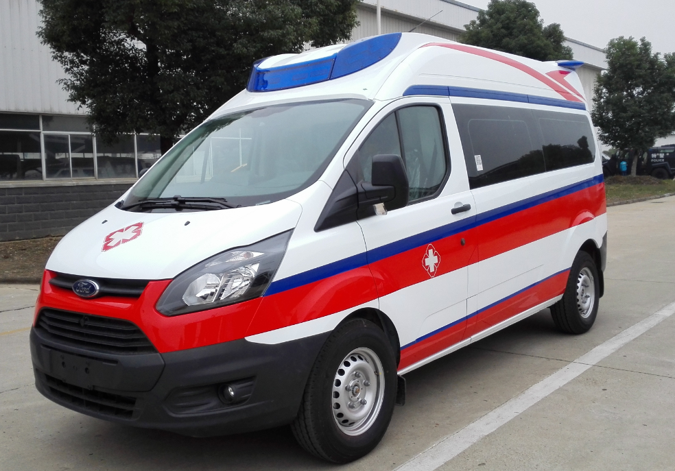 福特新全順中軸中頂監護型救護車